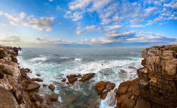 istock Atlantic rocky sunset coast, Portugal 1159564032