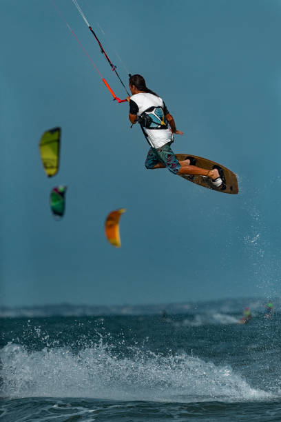 istock Kitesurfing, Kiteboarding action photo 1159564360