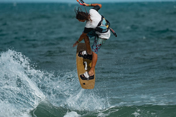 istock Kitesurfing, Kiteboarding action photo 1159564449