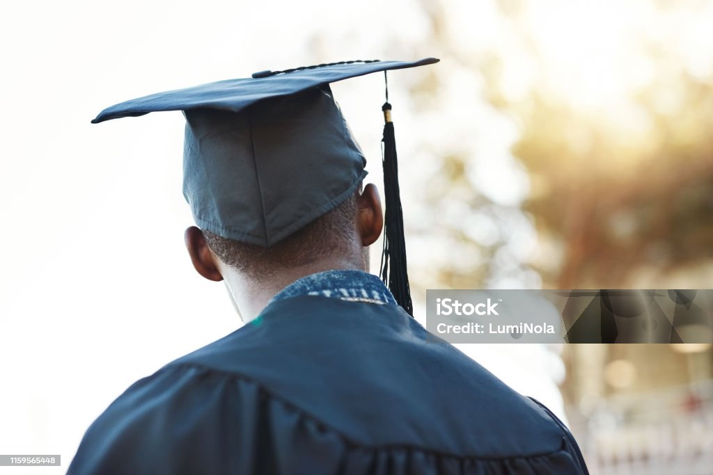 나는 미래를 기대 - 로열티 프리 졸업식 스톡 사진