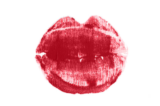 istock red lipstick kiss isolated on white background 1159570149