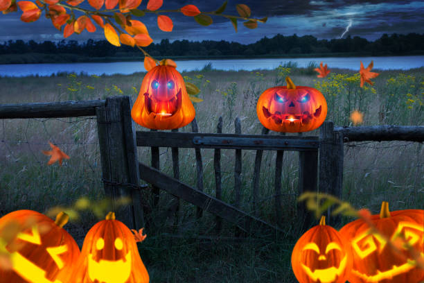 istock Funny halloween greeting card 1159570692
