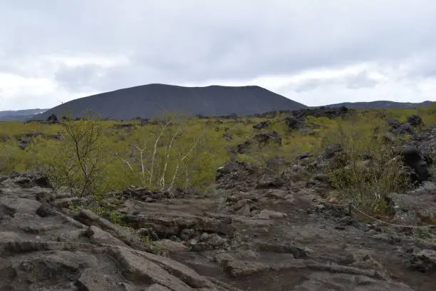 Photo of The lava field Dimmu Borgir in Myvatn, Iceland