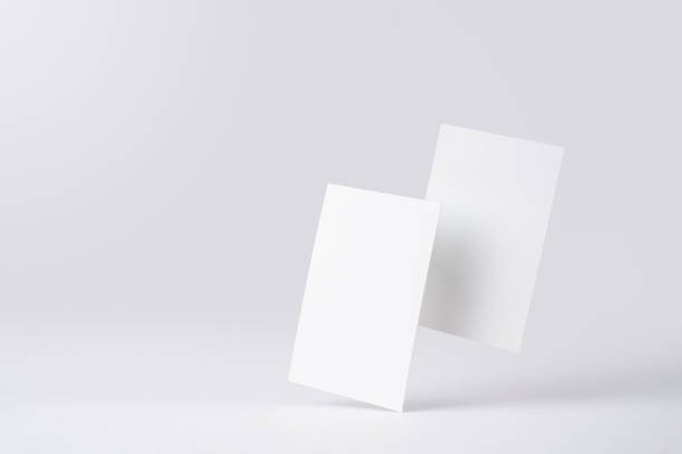 istock front view of white business card on white 1159573966
