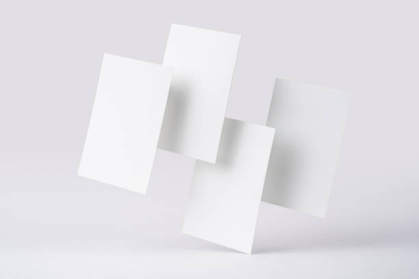 istock front view of white business card on white 1159574050
