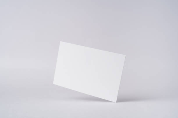 istock front view of white business card on white 1159574712