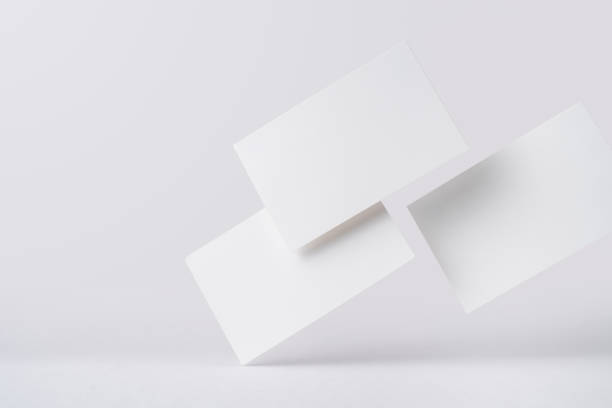 istock front view of white business card on white 1159574737