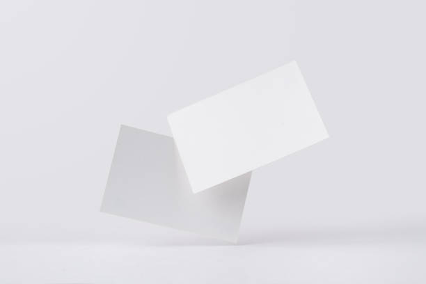 istock front view of white business card on white 1159574767
