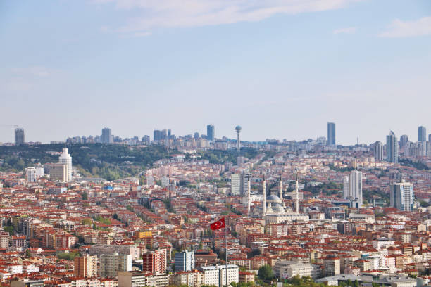 istock Ankara City Skyline from Ankara Castle 1159580050
