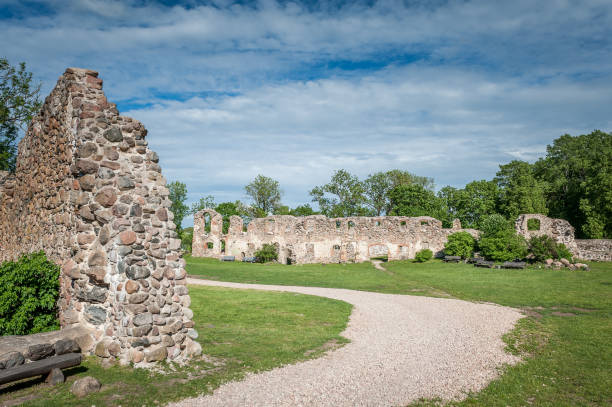 istock Ancient ruins of a knight's castle in Dobele. 1159587213