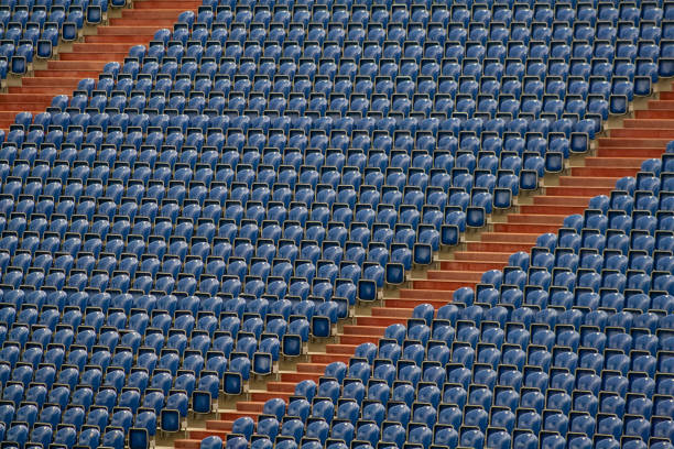 istock Seats in the football stadium 1159588290