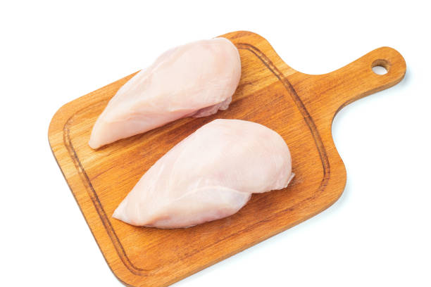 istock Raw chicken breast with dill ready for cooking 1159596716