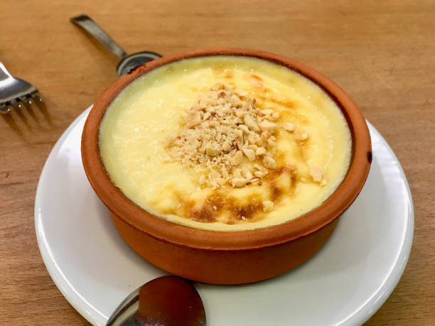 istock Turkish Dessert Rice Pudding Sutlac with Hazelnut Powder. 1159599421