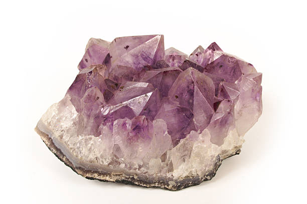 Amethyst Geode Part of an amethyst geode la geode stock pictures, royalty-free photos & images
