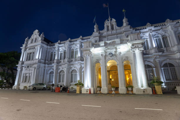 istock Old Heritage British Colonel Building used for current Penang Local Council in Esplanade, George Town, Penang, Malaysia 1159601251