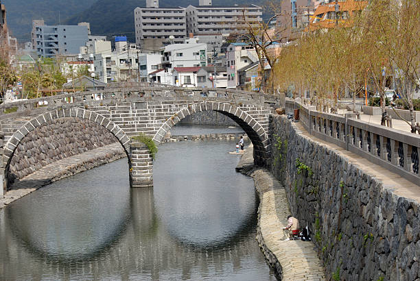 istock Spectacles Bridge in Nagasaki, Japan 115960244