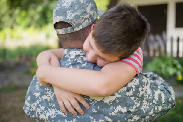 istock Daddy has to go defend the country 1159602591