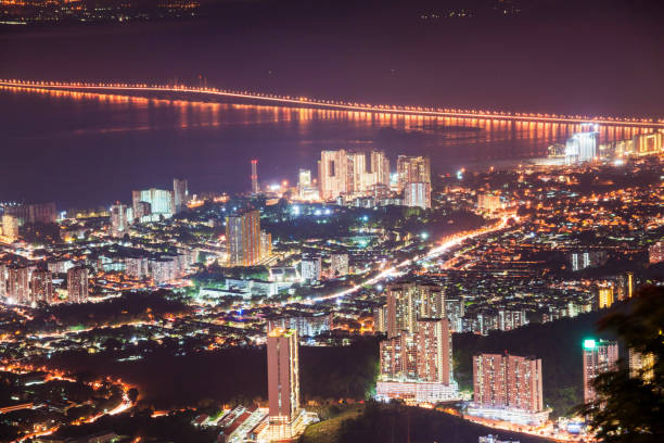 istock George Town City view from Penang Hill during dawn 1159603520