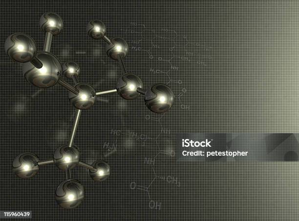 Molecola - Fotografie stock e altre immagini di Atomo - Atomo, Biochimica, Biologia