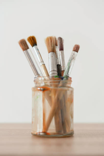 istock Jar Of Artist's Paint Brushes 1159605055