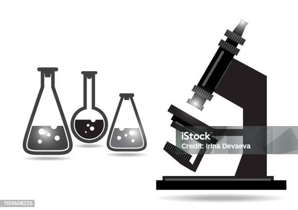 Microscope Abstract Lab Image Abstract Microscope Background With The Study Of Bacteria Molecules ...