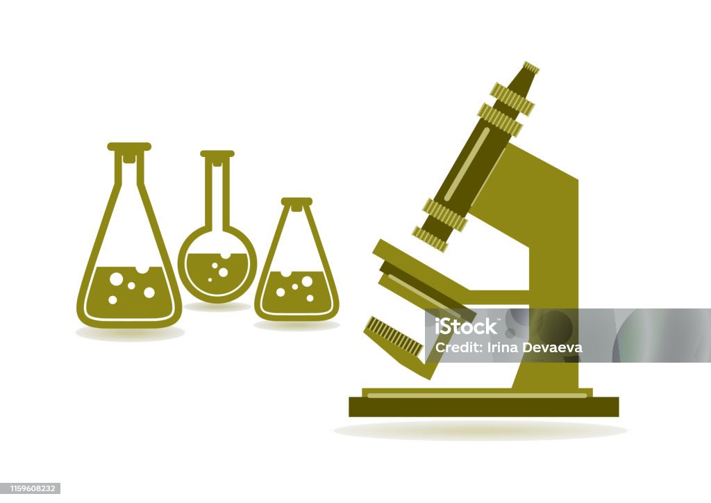 Microscope Abstract Lab Image Abstract Microscope Background With The Study Of Bacteria Molecules ...