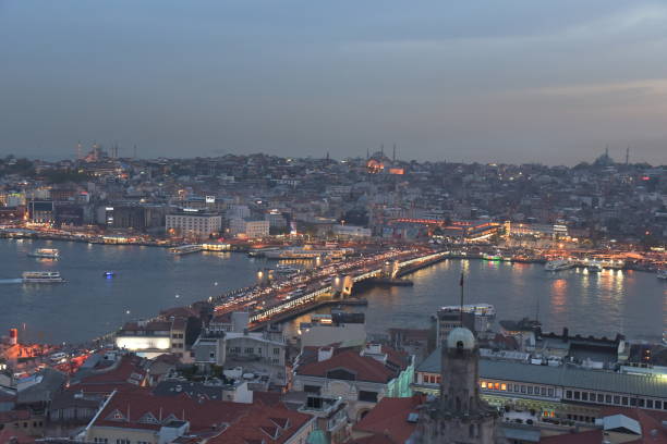 istock Landscape view of Istanbul during sunset, Turkey 1159613802