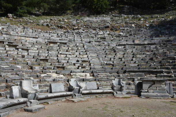 istock Ancient greek ruins of Priene, Turkey 1159613979