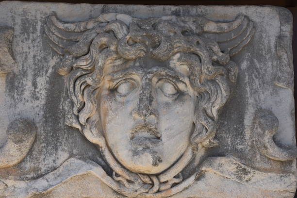 istock Medusa, ruins of Didyma, Turkey 1159614145