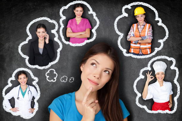 istock Career choice options - student thinking of future 1159616712