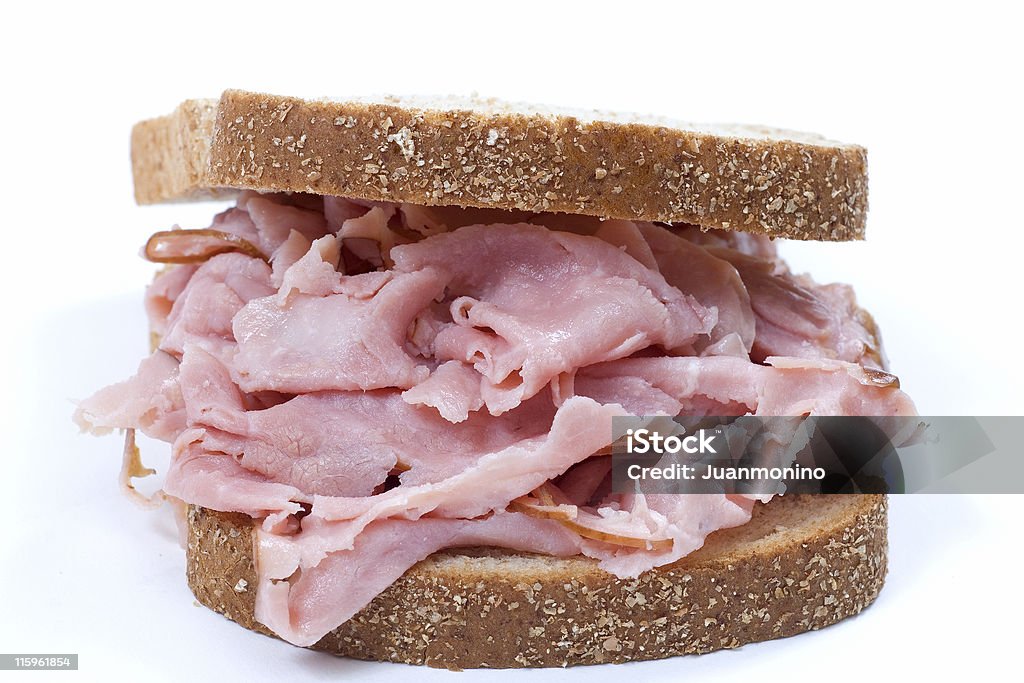 sandwich mit Schinken - Lizenzfrei Schinken Stock-Foto