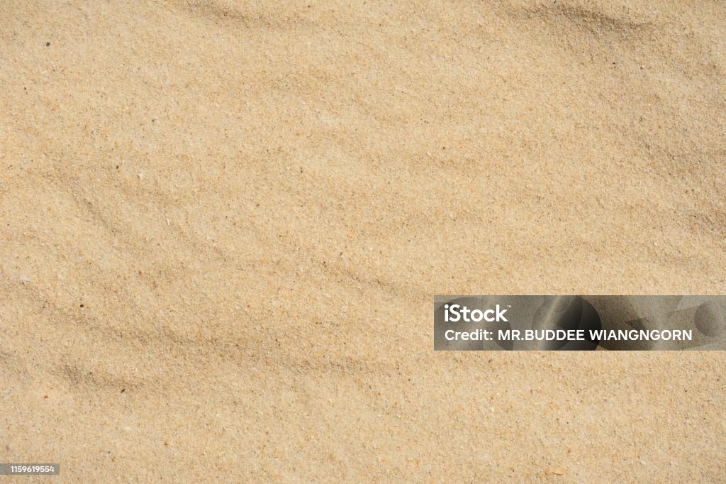 Yellow Sharp Sand Yellow Beach Sand Texture Stock Photo - Download Image Now - Arid ...