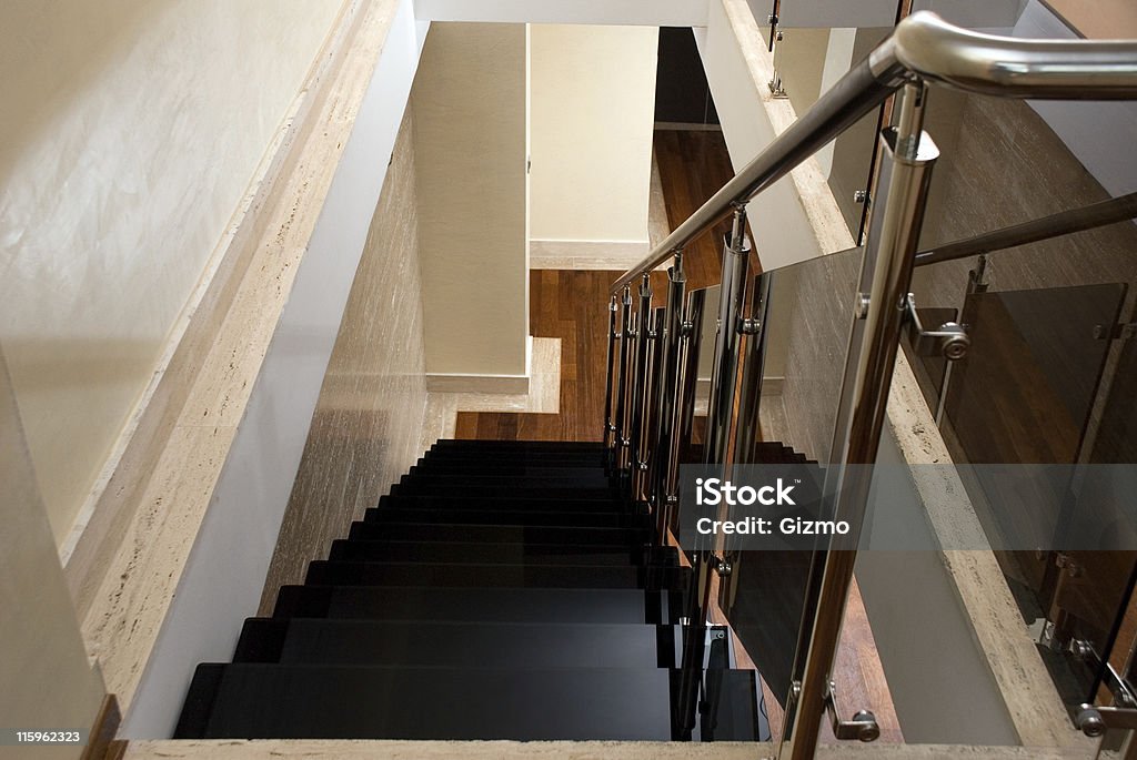 Escalera de cristal - Foto de stock de Arquitectura libre de derechos