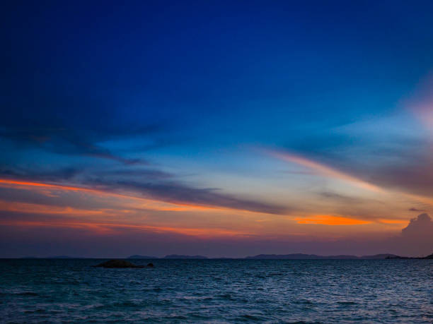istock A beautiful sunset at the beach. 1159623361