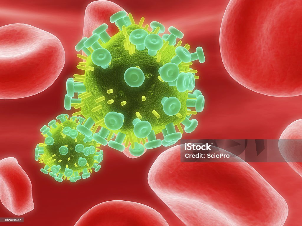 Вирус ВИЧ - Стоковые фото Бактерия роялти-фри