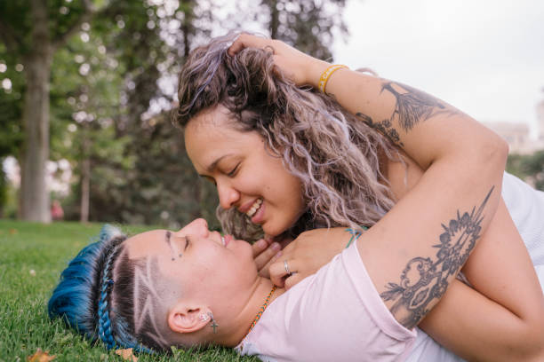 istock Gay couple in love. 1159643146