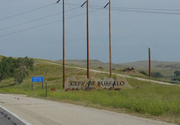 istock Buffalo City sign, Wyoming. 1159643201