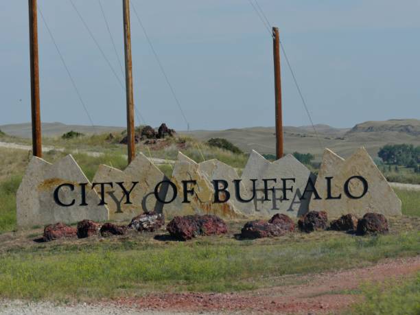 istock Buffalo City sign, Wyoming. 1159643203