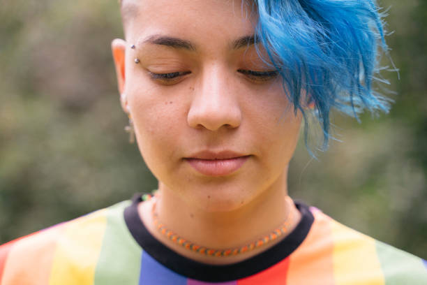 istock Problems attach to choose sexual orientation. Lost and doubts. Freedom of choice. 1159643453