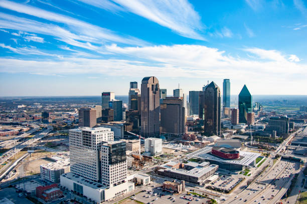 istock Dallas Skyline - Downtown Dallas, Texas From Above 1159643566