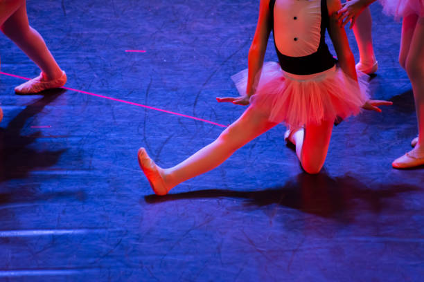istock Ballet Dancers with Classical Dresses performing a ballet 1159644042