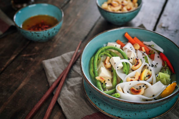 Vegetable Pad-Thai with Lemon Rice Noodles