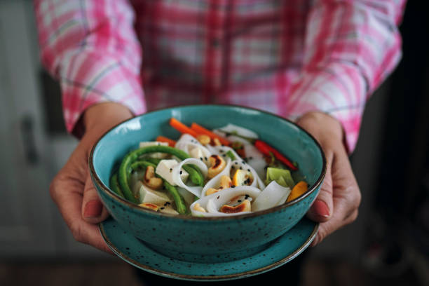 Vegetable Pad-Thai with Lemon Rice Noodles