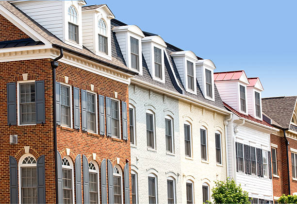 istock Row of Townhouses 115964946