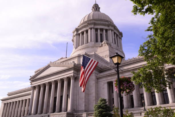 istock Washington State Legislative Building Against Morning Sky 1159649813