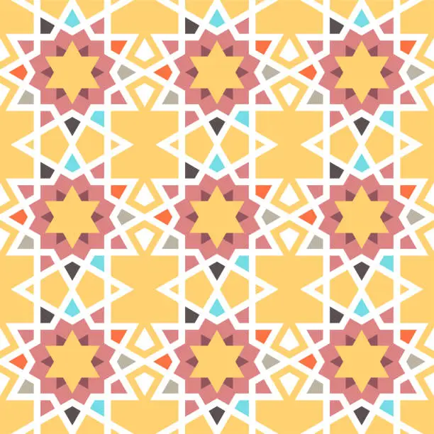 Vector illustration of Islamic Geometric Vector Pattern Design