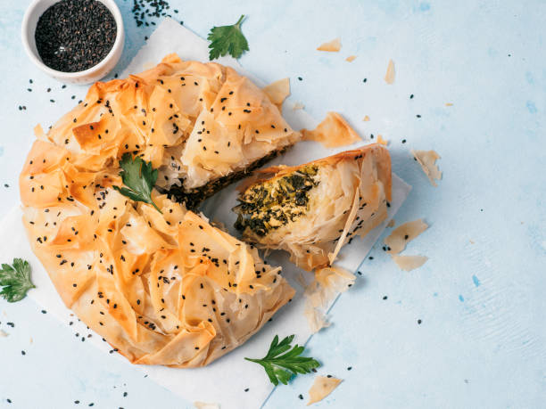 istock Vegan Spanakopita Spinach Pie 1159651351