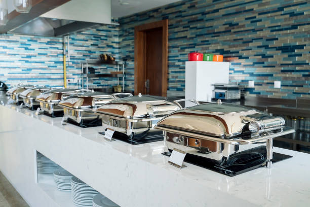 istock Food buffet in a luxury hotel's restaurant 1159655323