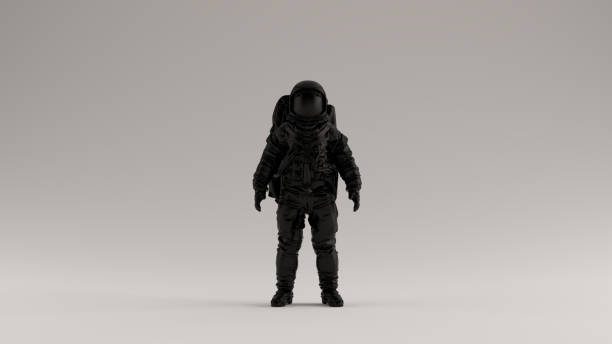 istock Black Spaceman Astronaut Cosmonaut 1159658486