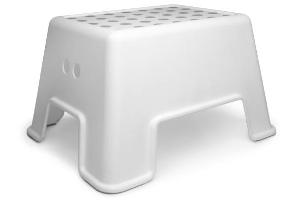 tabouret d'étape en plastique - escabeau photos et images de collection